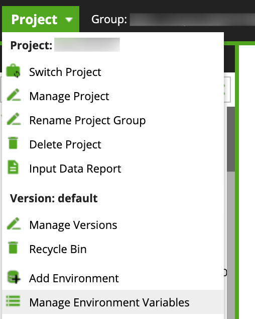 Matillion: Manage Environment Variables